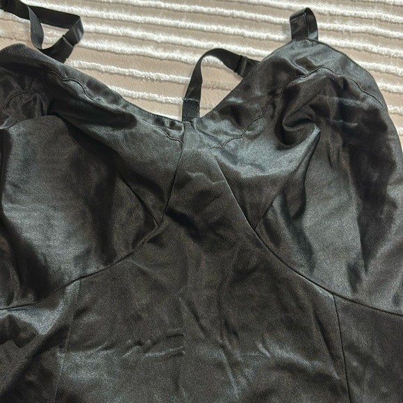 Vintage (Lot‎ of 2) Black & Ivory Slip dresses 34/36 coquette sexy romantic - Picture 3 of 13